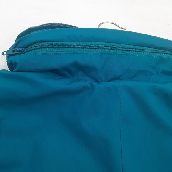 Vintage Woolrich Jacket Size L Blue Parka Wool Blanket Lined USA Made Chore - Picture 10 of 12